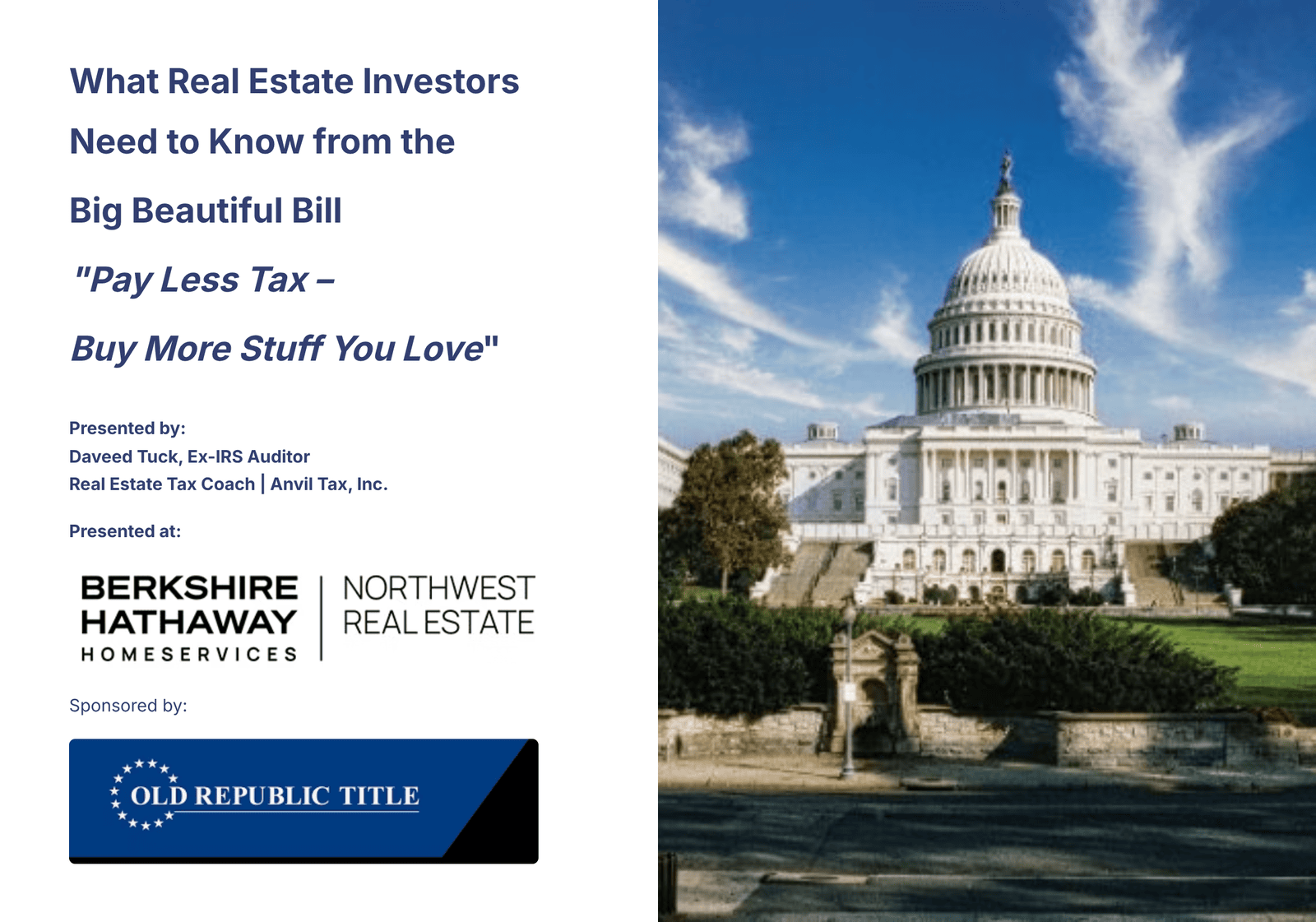 Big Beautiful Bill Investor Traps 2025 — Berkshire Hathaway (Aug 21)